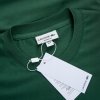 T-shirt koszulka Lacoste męska zielona z okrągłym dekoldem bawełniana